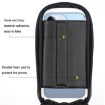 WEST BIKING Hard Shell Front Beam Bag with Touch Screen (Black) - 4