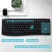 Rapoo X1800PRO Black Waterproof Wireless Keyboard Mouse Set - 5