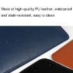 PU08DZ 13.3" Leather Laptop Liner Bag & Stand, Sapphire Blue Bag - 5