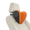 Orange A09 Car Seat Headrest Memory Foam Neck Pillow Without Stand - 1