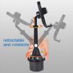 Adjustable Car Cup Holder Phone & Navigation Bracket (Black) - 6
