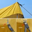 Military Color RV Awning: Sun Protection & Mosquito Repellent Tent - 3