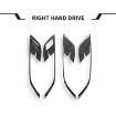 BMW X1 F48/X2 F39 RHD Door Handle Frame Sticker Set (Black) - 2