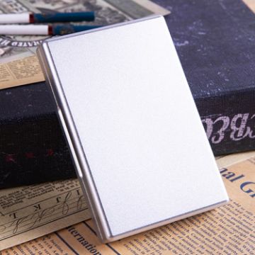 Y-13 Aluminum Alloy Automatic Cigarette Box (Silver) - 1