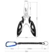 Lure Fishing Pliers with Hook Picker + Anti-lost Rope (Blue) - 3