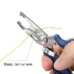 Lure Fishing Pliers with Hook Picker + Anti-lost Rope (Blue) - 4
