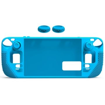 Silicone Cover & Button Cap for Steam Deck (Blue) - 1
