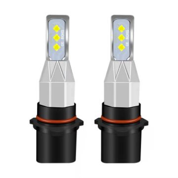 P13W Car LED Fog Light 12V-24V 12W 1800LM Ice Blue 1 Pair - 1