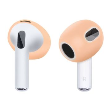 AirPods 3 Ear Cap Silicone Protective Case (Orange) - 1