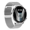 AK32 1.36" IPS Smart Watch, Bluetooth Call, Blood Oxygen, Silver Band - 1