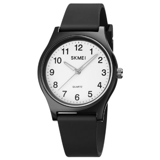 SKMEI 1760 Quartz Watch: Stainless Steel, Silicone, Waterproof - 1