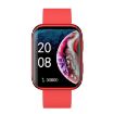 GX08 Smart Watch 1.69" Screen, Heart Rate, Blood Pressure, Oxygen (Red) - 2