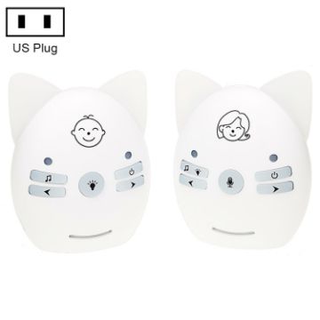 V30 Wireless Baby Monitor: Voice, Intercom, Night Light, US Plug - 1