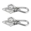 2 PCS 5mm 316 Stainless Steel Heavy Duty Swing Hangers Hooks - 2