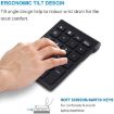 BT304 22-Key Mini Wireless Laptop Keyboard, 2.4G (Black) - 4