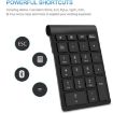 BT304 22-Key Mini Wireless Laptop Keyboard, 2.4G (Black) - 5