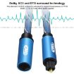 EMK 1.5m Blue Male-Female SPDIF Optical Audio Extension Cable - 2