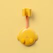 Yellow JM049 Adjustable Cartoon Shower Rack Fixed Device - 1