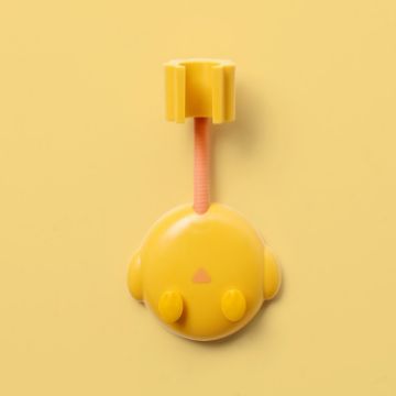 Yellow JM049 Adjustable Cartoon Shower Rack Fixed Device - 1