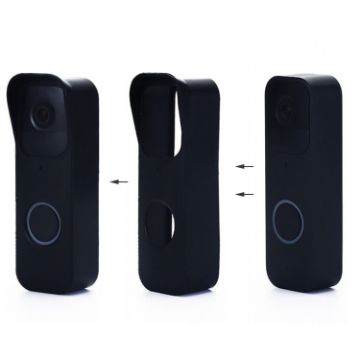 Black Silicone Cover for Blink A363 Wireless Doorbell - 1