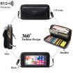 RFID Anti-theft Touch Screen Cross-Body Phone Bag (Black) - 3