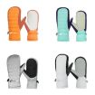 FLYING TERN 307 Kids Waterproof Fleece Sports Gloves (Orange) - 2