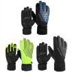 FLYING TERN 315 Windproof Warm Touch Screen Gloves, M, Fluorescent Green - 2