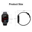 QS16Pro 1.69" Waterproof Smart Watch with Health Monitoring - Black - 3