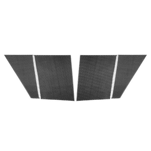 Chevrolet Corvette C8 Roof & Camera Stickers Set (4pcs, Black) - 1