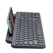 2.4G Bluetooth Wireless Keyboard with Card Slot Bracket - 2
