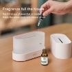Black 7 Color Flame Aromatherapy Machine Air Humidifier - 5