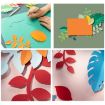 Blackish Green Paper-cut Leaf Ornaments for Photography Props - 4