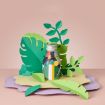 Blackish Green Paper-cut Leaf Ornaments for Photography Props - 5