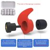 Red Anti-noise Soundproof Sleep Earplugs - 3