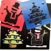 Kids DIY Drawing Stencil Board - Colorful Hollow Design (H-05) - 4