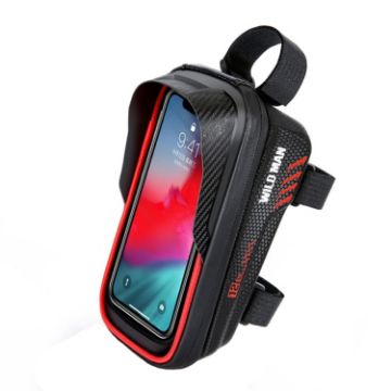 WILD MAN E12 1L EVA Hard Shell Red Waterproof Mountain Bike Bag - 1