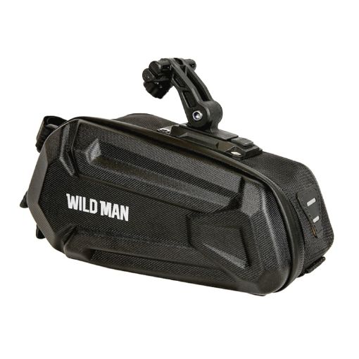 WILD MAN XT7 1.2L Mountain Bike Waterproof EVA Tail Bag - 1