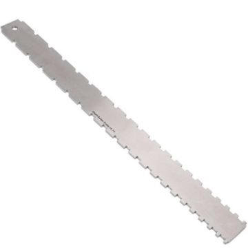 GNR3 Double Teeth Stainless Steel Bass Guitar Neck Ruler - 1