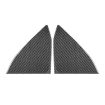 Chevrolet Corvette C8 Rear Triangle Window Sticker 2pcs Set (Black) - 1