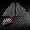 Chevrolet Corvette C8 Rear Triangle Window Sticker 2pcs Set (Black) - 5