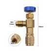 AC Fluoridation Safety Valve Refrigerant Connector (R22) - 2