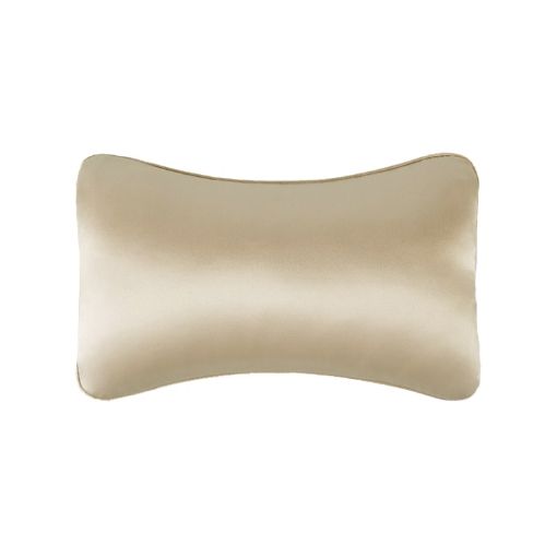 TZ19 Silk Memory Foam Car Head Pillow & Lumbar Support (Champagne) - 1