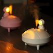 Astronaut Humidifier & Air Sprayer with Sunset Lights (Light Green) - 6