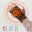 Adjustable Electric Heating Gloves, Rechargeable, Half Finger, Size S - 4