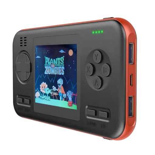 Portable 416 Pocket Console - Color Screen, 8000mAh (Black Orange) - 1
