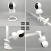 White Flexible Twist Mount for Cameras with 1/4 Turnbuckles - 5