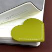 Mini Business Student Library Portable Heart Bookmark (Brown) - 6