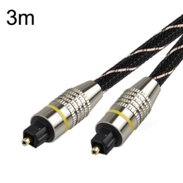 EMK HB/A6.0 3m SPDIF Optical Audio Cable (Black White) - 1