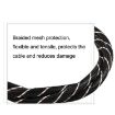 EMK HB/A6.0 3m SPDIF Optical Audio Cable (Black White) - 4