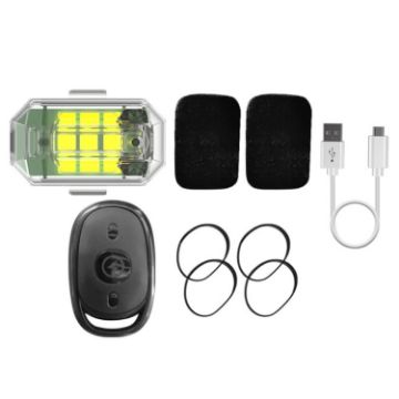 LED Car Tail Light with Remote Control - 1 Light + 1 RC Included - 1